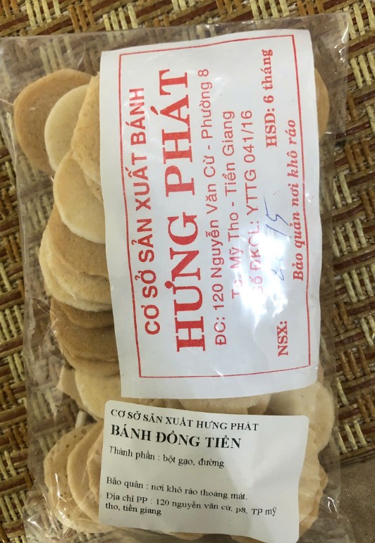 Bánh Đồng tiền Hưng Phát 70g